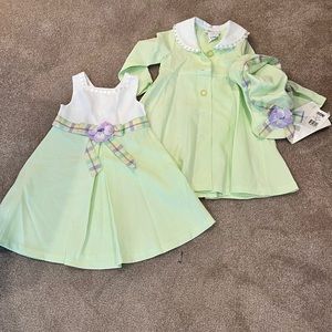 NWT dress/cost/hat set